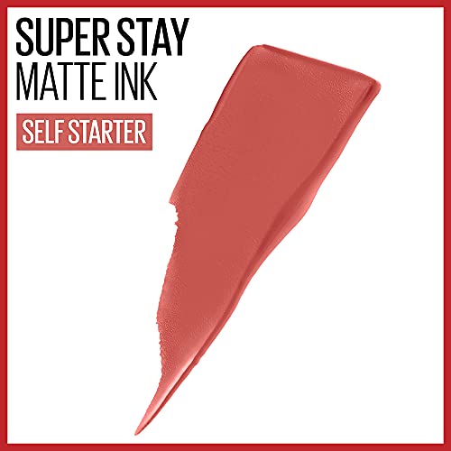 Maybelline New York Super Stay Matte Ink Liquid Lipstick Makeup, Long Lasting High Impact Color, Up to 16H Wear, Inspirer, Light Mauve Pink, 1 Count