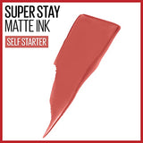 Maybelline New York Super Stay Matte Ink Liquid Lipstick Makeup, Long Lasting High Impact Color, Up to 16H Wear, Inspirer, Light Mauve Pink, 1 Count