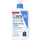 CeraVe Baby Lotion | Gentle Baby Skin Care with Ceramides, Niacinamide & Vitamin E | Fragrance, Paraben, Dye & Phthalates Free | Lightweight Baby Moisturizer | 16 Ounce