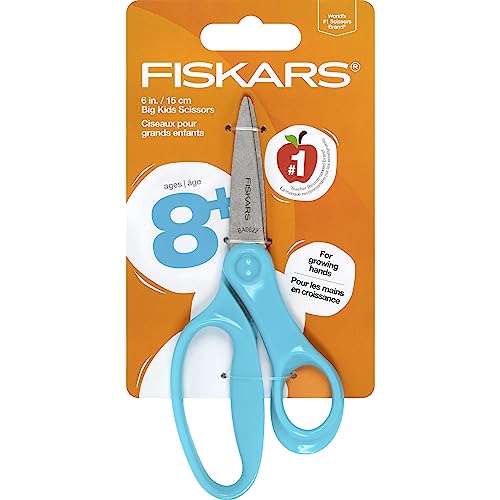 Fiskars® Big Kids Scissors, Turquoise (6 in.)