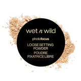 Wet n Wild Photo Focus Loose Baking Setting Powder, Highlighter Makeup, Suitable for All Skin Tones, Banana