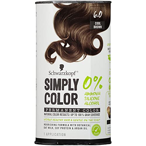 Schwarzkopf Simply Color Permanent Hair Color, 5.0 Medium Brown