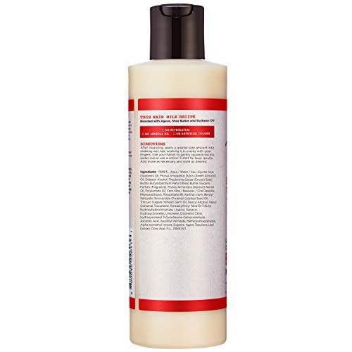 Curly Hair Products by Carols Daughter, Hair Milk Original Leave In Moisturizer For Curls, Coils and Waves, with Agave and Shea Butter, Hair Moisturizer For Curly Hair, 8 Fl Oz (Packaging May Vary)