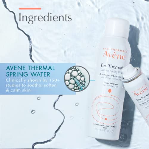 Eau Thermale Avene Thermal Spring Water, Soothing Calming Facial Mist Spray for Sensitive Skin - 5 fl. oz.