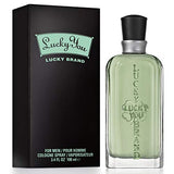 Lucky You Mens Cologne Fragrance Spray, Day or Night Casual Scent with Bamboo Stem Fragrance Notes, 3.4 Fl Oz