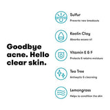 Proactiv Skin Purifying Acne Face Mask and Acne Spot Treatment - Detoxifying Facial Mask with 6% Sulfur 3 Oz 90 Day Supply