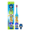 FIREFLY Clean N Protect, Sonic The Hedgehog Toothbrush with 3D hygienic Cover, Premium Soft Bristles, Anti-Slip Grip Handle, Battery Included, Ages 3+, 1 Count