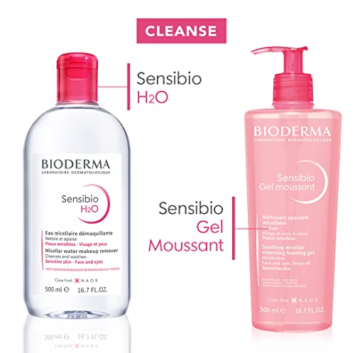 Bioderma - Sensibio H2O - Micellar water makeup remover, 33.4 Fl Oz