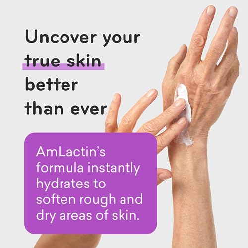 AmLactin Ultra Smoothing - 4.9 oz Body & Hand Cream with 15% Lactic Acid - Exfoliator and Moisturizer for Rough and Bumpy Dry Skin (Packaging May Vary)