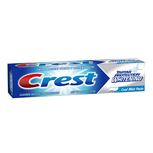 Crest Tartar Protection Whitening Cool Mint Flavor Toothpaste 8.2 Oz (Pack of 4)