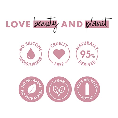 Love Beauty and Planet Delicious Glow Body Lotion for Soft, Glowing Skin Murumuru Butter & Rose Natural Ingredients, Plant-Based Moisturizers, Vegan, Cruelty-Free 13.5 oz