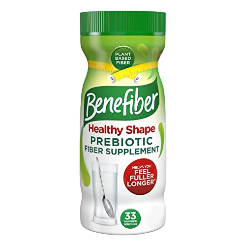 Benefiber Healthy Shape Prebiotic Fiber Supplement Powder for Digestive Health, Daily Fiber Powder - 67 Servings (17.6 Ounces)