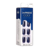 KISS imPRESS Color Press-On Nails Polish-Free Manicure Set, ‘Serendipity’, 30 Chip-Proof, Smudge-Proof Fake Nails