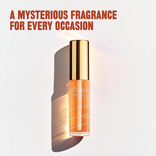 Jovan Musk Oil, Sexy Perfume Oil for Women, Vegan Formula, 0.33oz