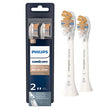 Philips Sonicare Genuine A3 Premium All-in-One Replacement Toothbrush Heads, 2 Brush Heads, White, HX9092/65