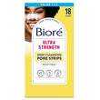 Bioré Witch Hazel Blackhead Remover Pore Strips, Nose Strips, Clears Pores up to 2x More than Original Pore Strips, features C-Bond Technology, Oil-Free, Non-Comedogenic Use, 18 Count