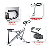 Sunny Health & Fitness Squat Assist Row-N-Ride™ Trainer for Glutes Workout with Online Training Video