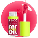 NYX PROFESSIONAL MAKEUP Fat Oil Lip Drip, Moisturizing, Shiny and Vegan Tinted Lip Gloss - My Main (Clear)