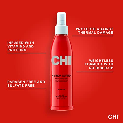 CHI 44 Iron Guard Thermal Protection Spray, Gray, 8 Oz, 2 Pack