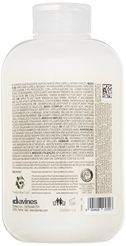 Davines LOVE Curl Shampoo | Wavy & Curly Hair Shampoo | Smooth and Moisturize Curls with Almond Extract | 8.45 fl oz