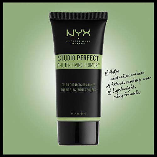 NYX PROFESSIONAL MAKEUP Studio Perfect Primer, Vegan Face Primer - Clear