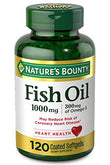 Nature's Bounty Fish Oil, Supports Heart Health, 1000mg, Rapid Release Softgels, 145 Ct