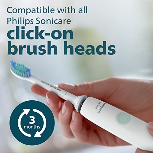 PHILIPS Sonicare 2100 Power Toothbrush, Rechargeable Electric Toothbrush, White Mint, HX3661/04