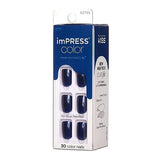 KISS imPRESS Color Press-On Nails Polish-Free Manicure Set, ‘Serendipity’, 30 Chip-Proof, Smudge-Proof Fake Nails