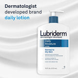 Lubriderm Daily Moisture Hydrating Body and Hand Lotion To Help Moisturize Dry Skin with Pro-Vitamin B5 For Healthy-Looking Skin, Non-Greasy, 24 fl. oz