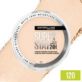 Maybelline New York Super Stay Up to 24HR Hybrid Powder-Foundation, Medium-to-Full Coverage Makeup, Matte Finish, 220, 1 Count