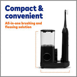 Waterpik Sonic-Fusion 2.0 Professional Flossing Toothbrush, Electric Toothbrush and Water Flosser Combo In One, White