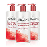 Jergens Extra Moisturizing Hand Soap, Liquid Hand Soap Refill Cherry Almond Scent, Hand Wash For Dry Hands, 16 Ounces