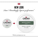 Cremo Premium Barber Grade Hair Styling Cream, Medium Hold, Medium Shine, 4 Oz