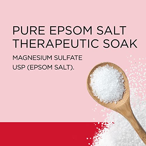 Dr Teal's Pure Epsom Salt Soak, Relax & Relief with Eucalyptus & Spearmint, 3lbs