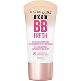 Maybelline New York Dream Fresh Skin Hydrating BB cream, 8-in-1 Skin Perfecting Beauty Balm with Broad Spectrum SPF 30, Sheer Tint Coverage, Oil-Free, Light, 1 Fl Oz