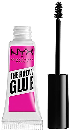 NYX PROFESSIONAL MAKEUP The Brow Glue, Extreme Hold Tinted Eyebrow Gel - Medium Brown