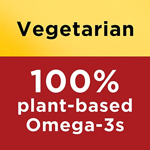 Nature Made Algae 540 mg Omega 3 Supplement, Alternative to Omega 3 Fish Oil Supplements, 70 Veggie Softgels, Sustainable, Plant-Based, for Healthy Heart, Brain, and Eye Support