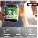 Optimum Nutrition Amino Energy - Pre Workout with Green Tea, BCAA, Amino Acids, Keto Friendly, Green Coffee Extract, Energy Powder - Blueberry Lemonade, 30 Servings (Packaging May Vary)