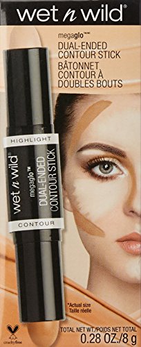 Wet n Wild MegaGlo Dual-Ended Contour Stick Medium/Tan, Cruelty-Free