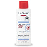 Eucerin Itch Relief Intensive Calming Lotion, Itch-Relieving Lotion for Sensitive Dry Skin, 8.4 Fl Oz Bottle