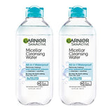 Garnier SkinActive Micellar Water For Waterproof Makeup, Facial Cleanser & Makeup Remover, 13.5 Fl Oz (400mL), 1 Count (Packaging May Vary)