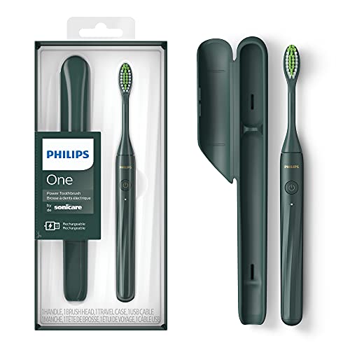 PHILIPS One by Sonicare Battery Toothbrush, Mango Yellow, HY1100/02