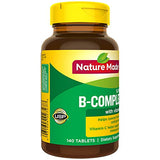 Nature Made Super B Complex with Vitamin C and Folic Acid, Dietary Supplement for Immune Support, 60 Tablets, 60 Day Supply