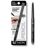 Revlon ColorStay Pencil Eyeliner with Built-in Sharpener, Waterproof, Smudgeproof, Longwearing Eye Makeup with Ultra-Fine Tip, 201 Black, 2 Pack