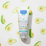 Mustela Stelatopia Eczema-Prone Skin Emollient Baby Cream - Moisturizing Body Lotion with Natural Avocado & Sunflower Oil - Fragrance-Free - 6.76 fl. oz.