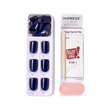 KISS imPRESS Color Press-On Nails Polish-Free Manicure Set, ‘Serendipity’, 30 Chip-Proof, Smudge-Proof Fake Nails