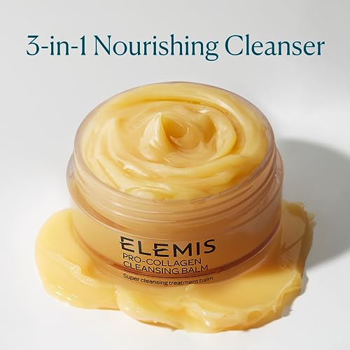 ELEMIS Pro-Collagen Cleansing , Ultra Nourishing Treatment Balm + Facial Mask Deeply Cleanses, Soothes, Calms & Removes Makeup and Impurities