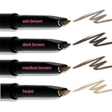 Wet n Wild Ultimate Eyebrow Retractable Definer Pencil, Dark Brown, Dual-Sided, Fine Tip, Shapes, Defines, Fills Brows Makeup