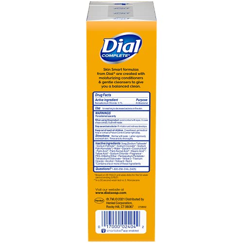 Dial Antibacterial Bar Soap, Spring Water, 32 Bars, 8 Count (Pack of 4)