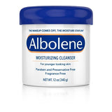 Albolene Face Moisturizer and Makeup Remover, Facial Cleanser and Cleansing Balm, Fragrance Free Cream, 12 oz